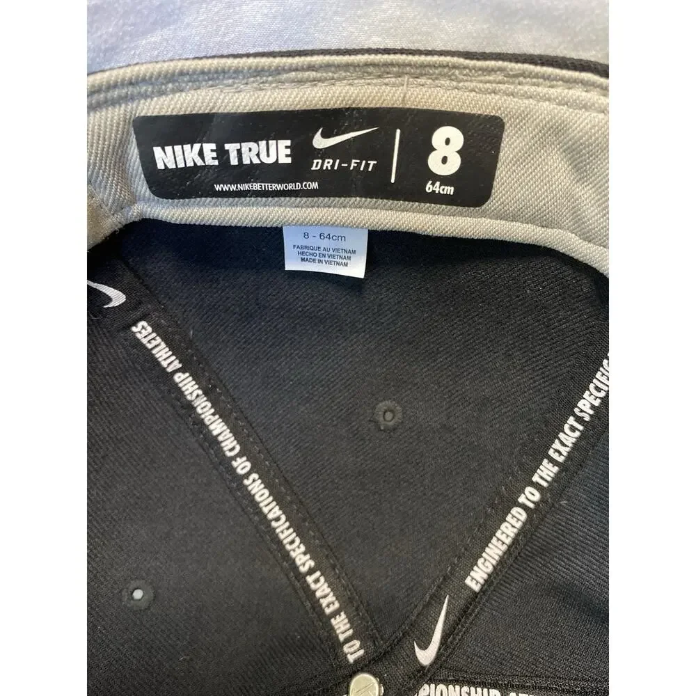 Nike True Dri-Fit Hat Missouri Mizzou Tigers NCAA, Fitted, 8